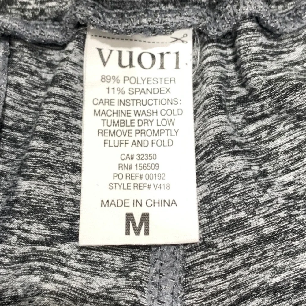 Vuori Ponto Performance Pant Mens Medium Charcoal‎ Heather Grey V418 Joggers